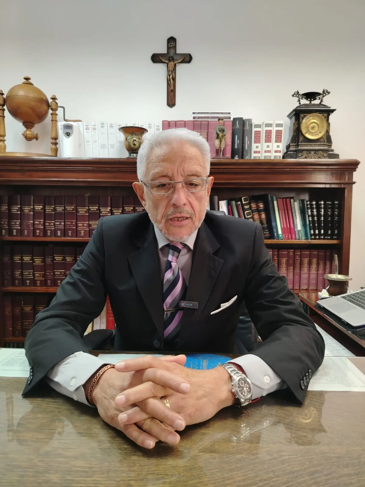Retrato del juez federal de Catamarca Miguel Ángel Contreras.